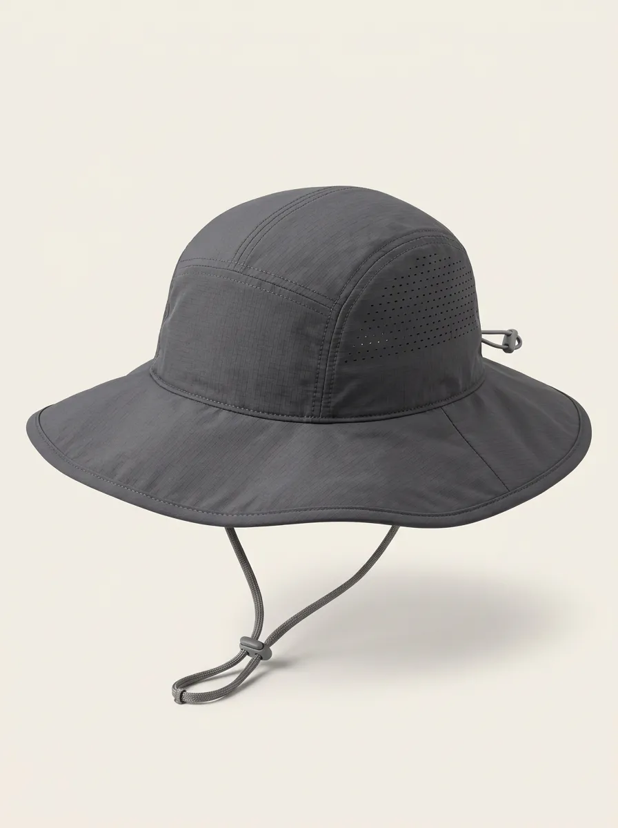 Outdoor Breathable Mesh Printed Sun Hat