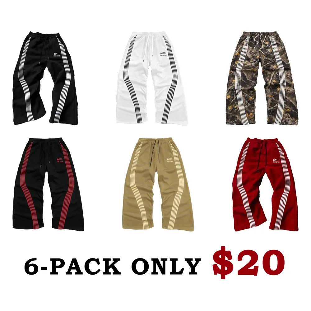 🔥Last Day 48% Off-Cozy Winter Sweatpants - Casual Straight Leg Pants with Side Stripes for Fall & Winter Sports