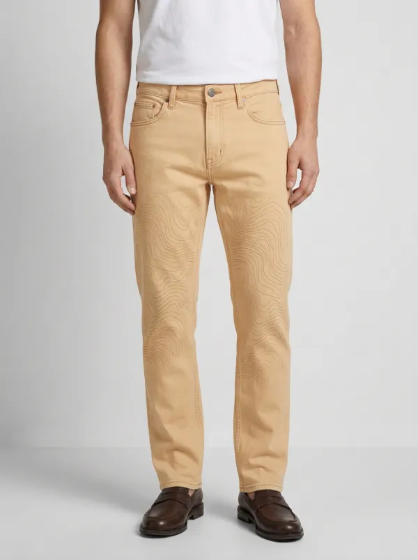 Wavy Line Jeans