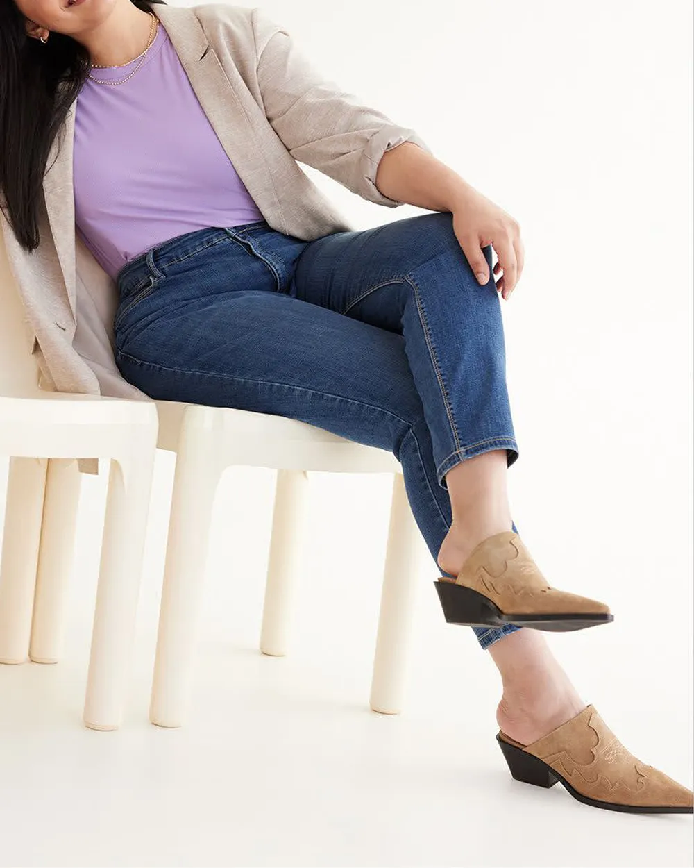 Skinny-Leg High-Rise Jean  Signature