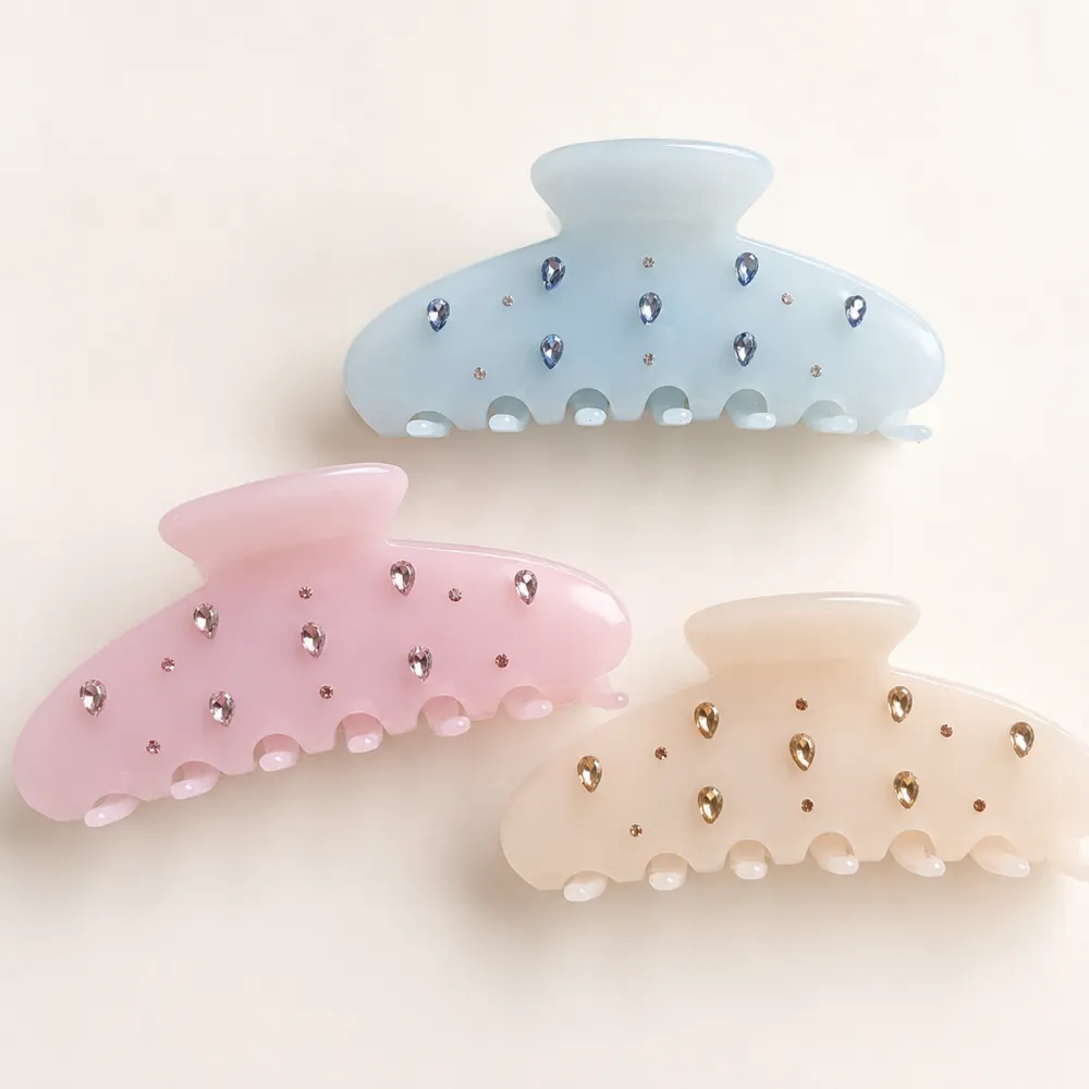 Dewdrop Gem Hair Claw Clip