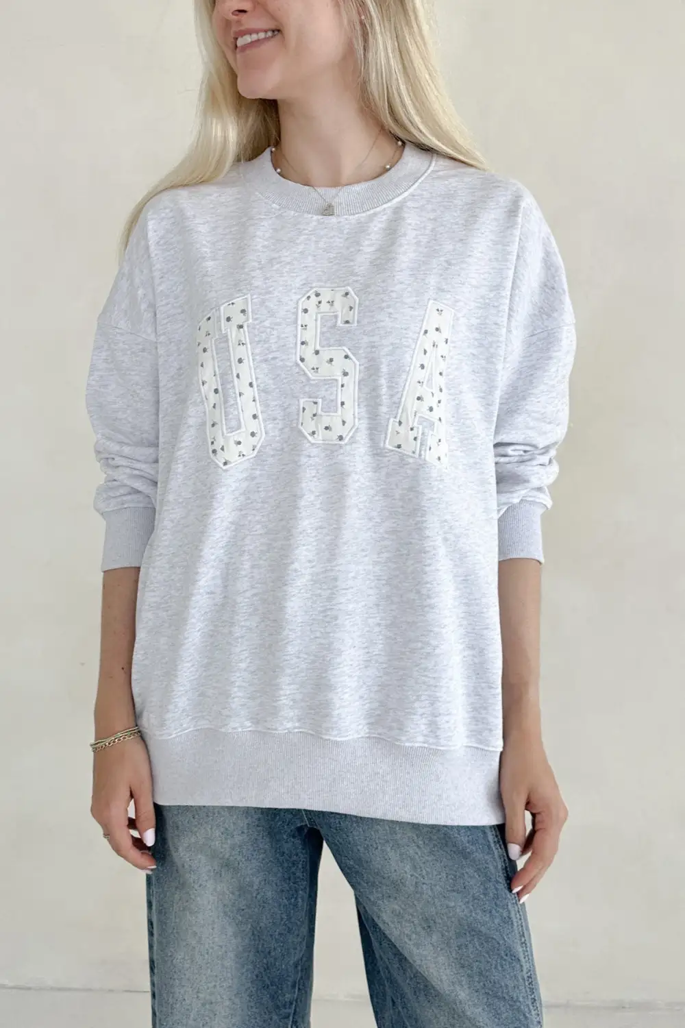 Smooth Fit Soft Embroidered Sweatshirt