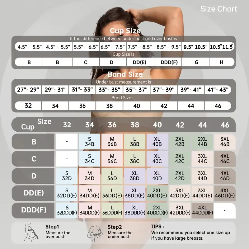 Women'S Plus Size Comfortable Wireless Shaping Bra