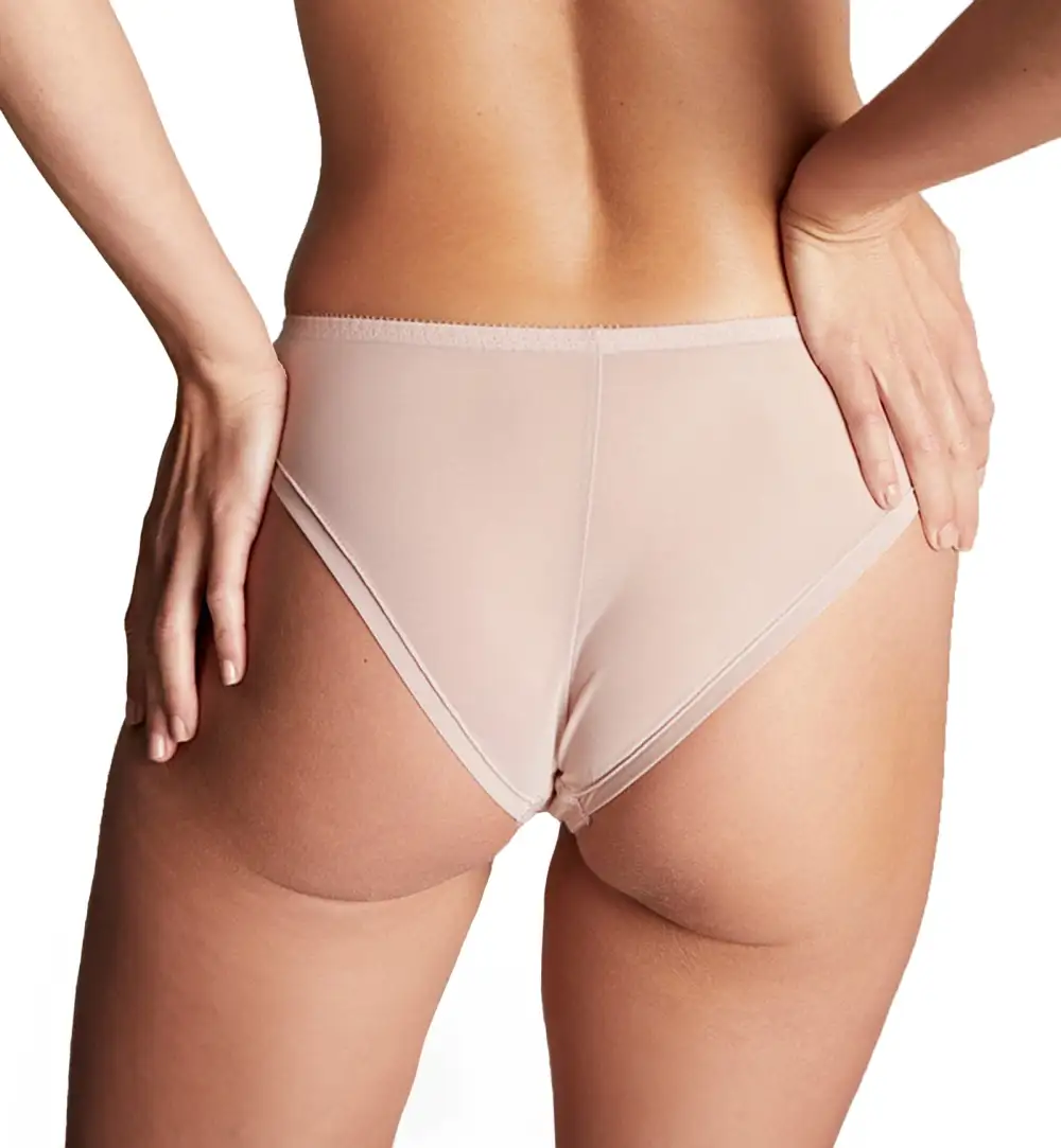 Classic Mid-Rise Lace Brazilian Brief Panty