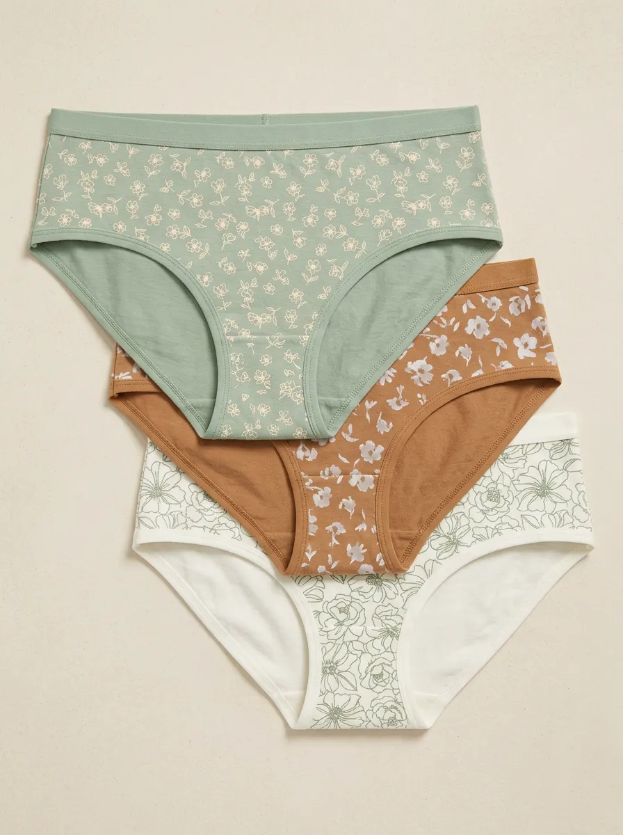 Classic Floral Botanical Brief Set