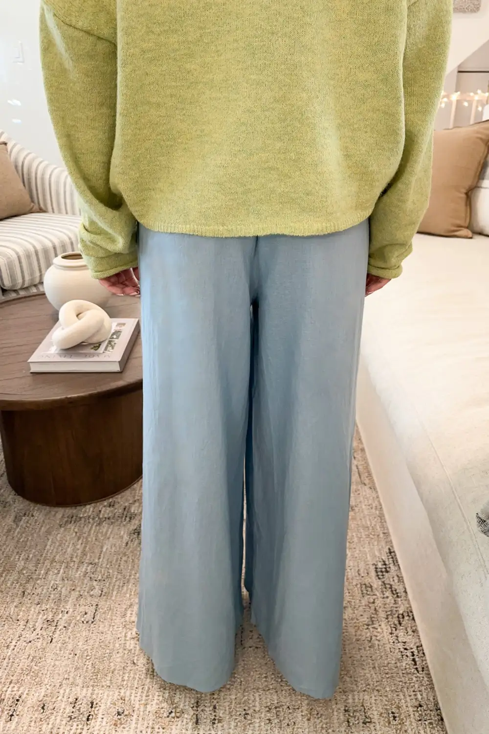 Relaxed Soft Linen Blend Pants