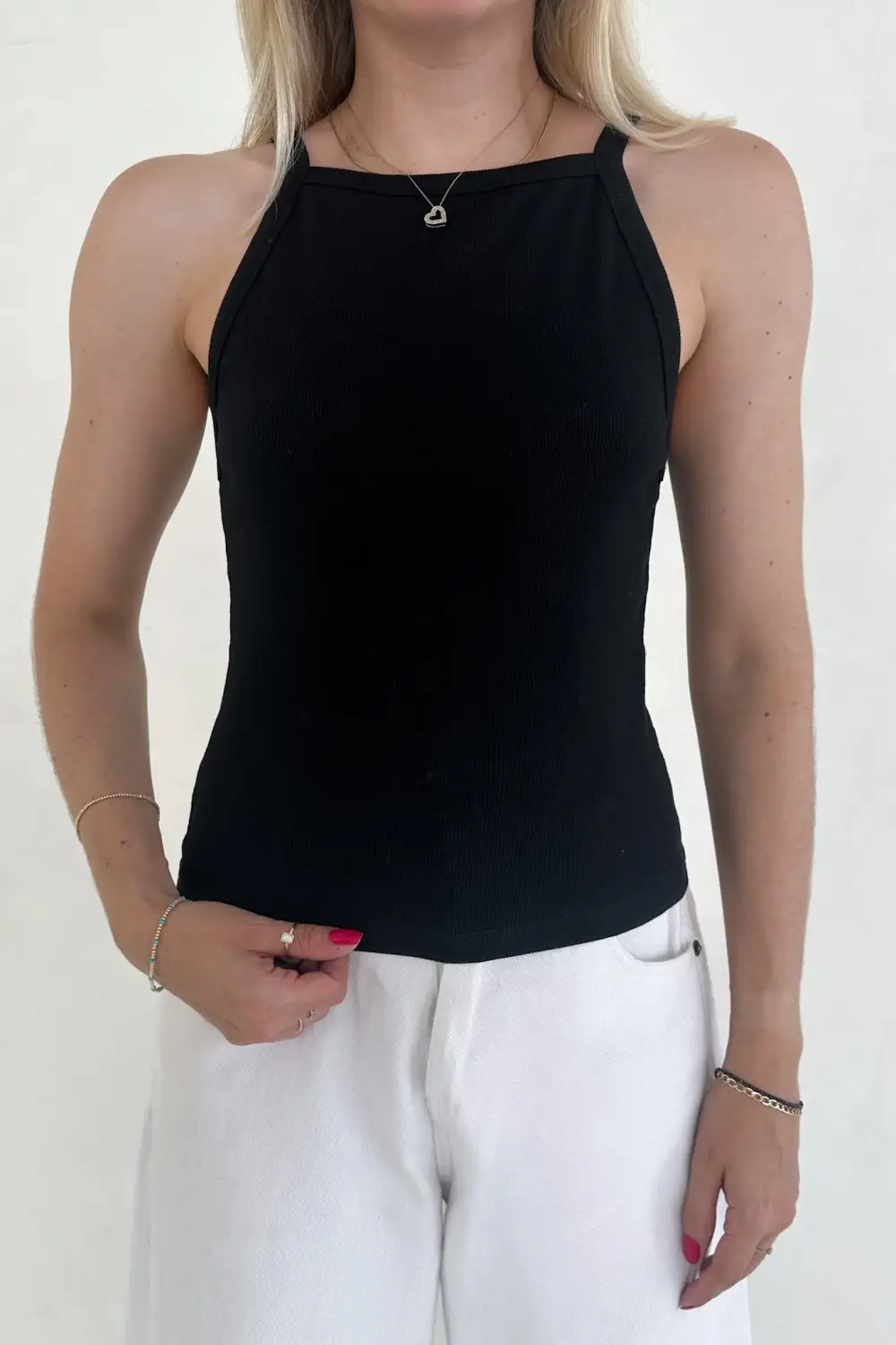Minimal Soft Cotton Tank Top