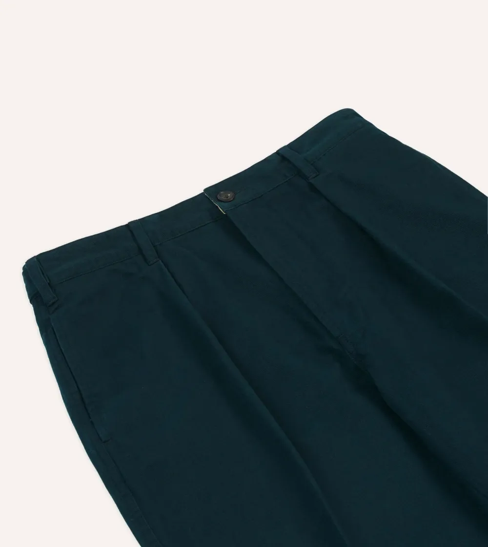 Daily Navy Vintage Wash Cotton Games Trousers Casual Style