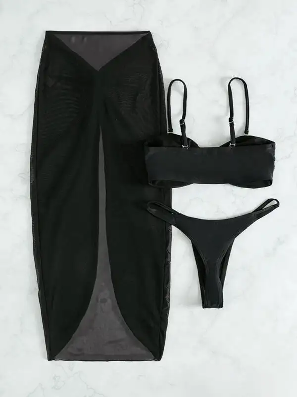 Clean Layered U Shaped Decoration Swim Set