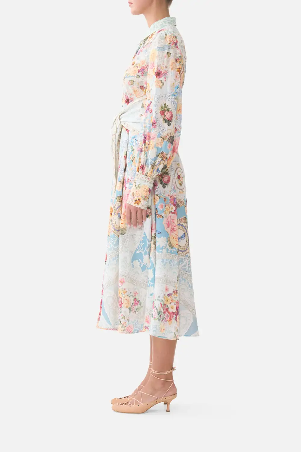 Waist Tie Shirt Dress