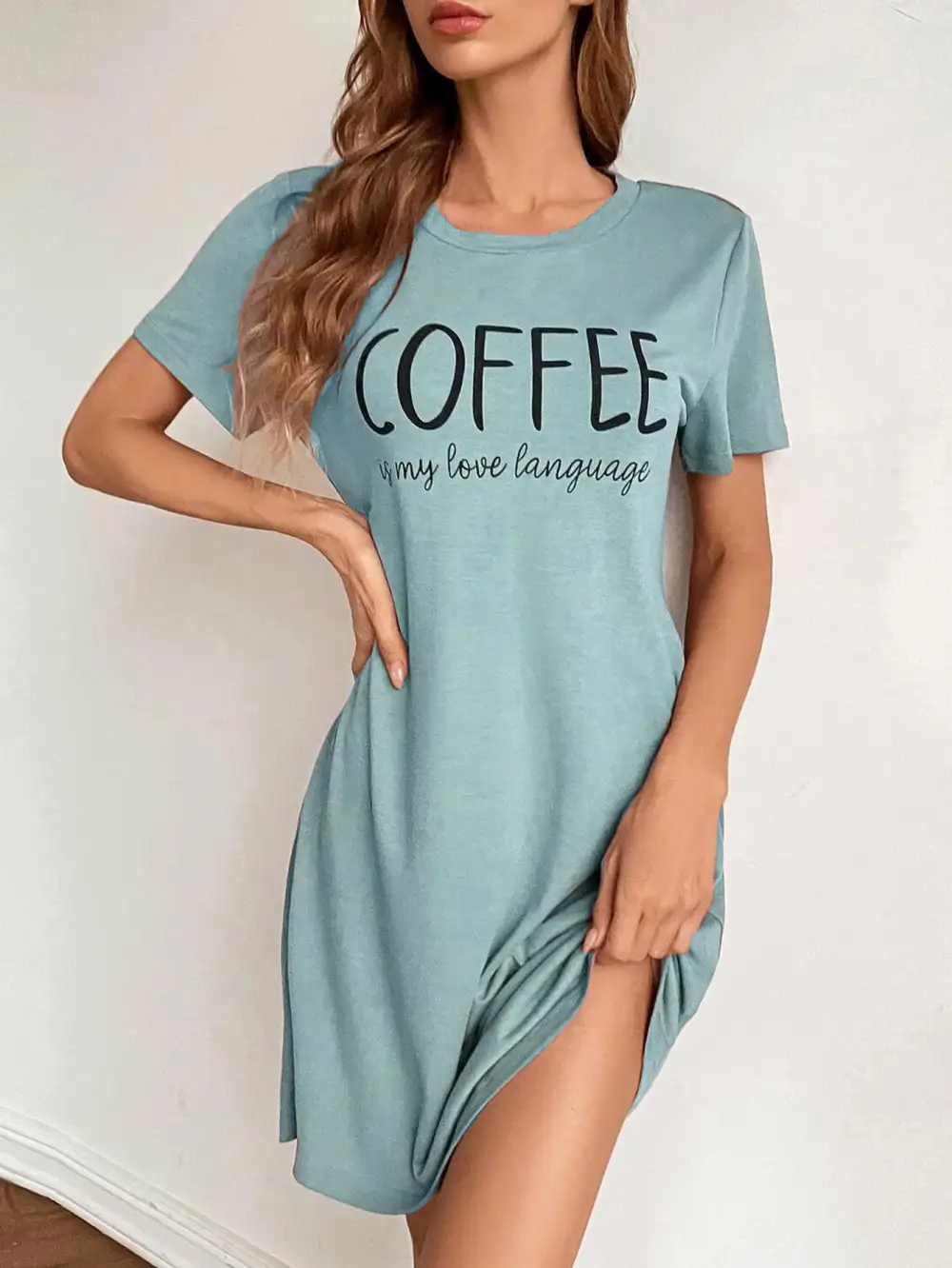 Coffee Is My Love Language Nightgown