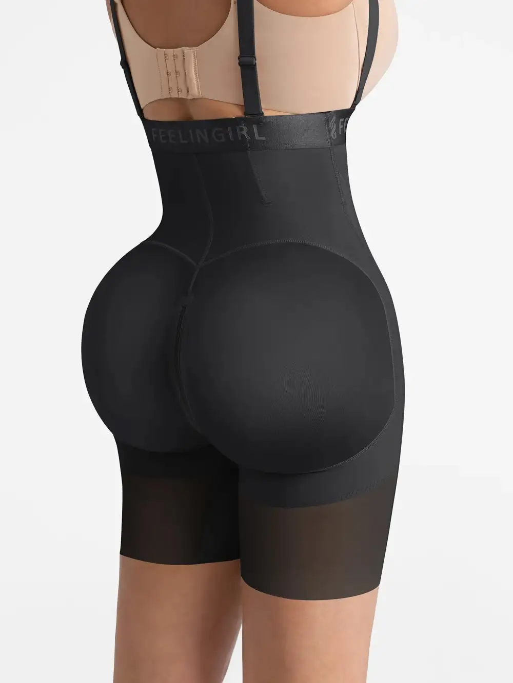 High Waist V Neck Shaping Shorts