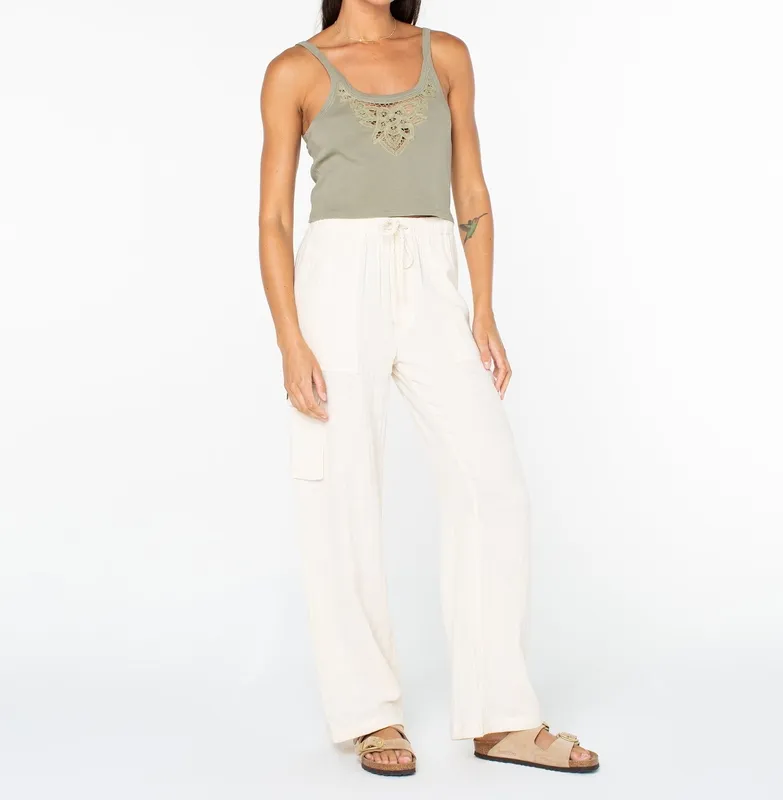 Clean Relaxed Pull On Pants