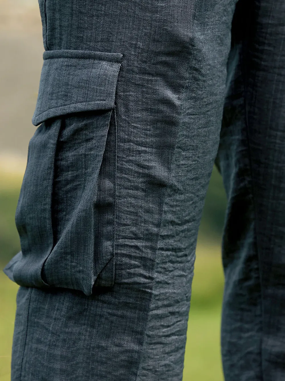 Black Casual Style Regular Trousers