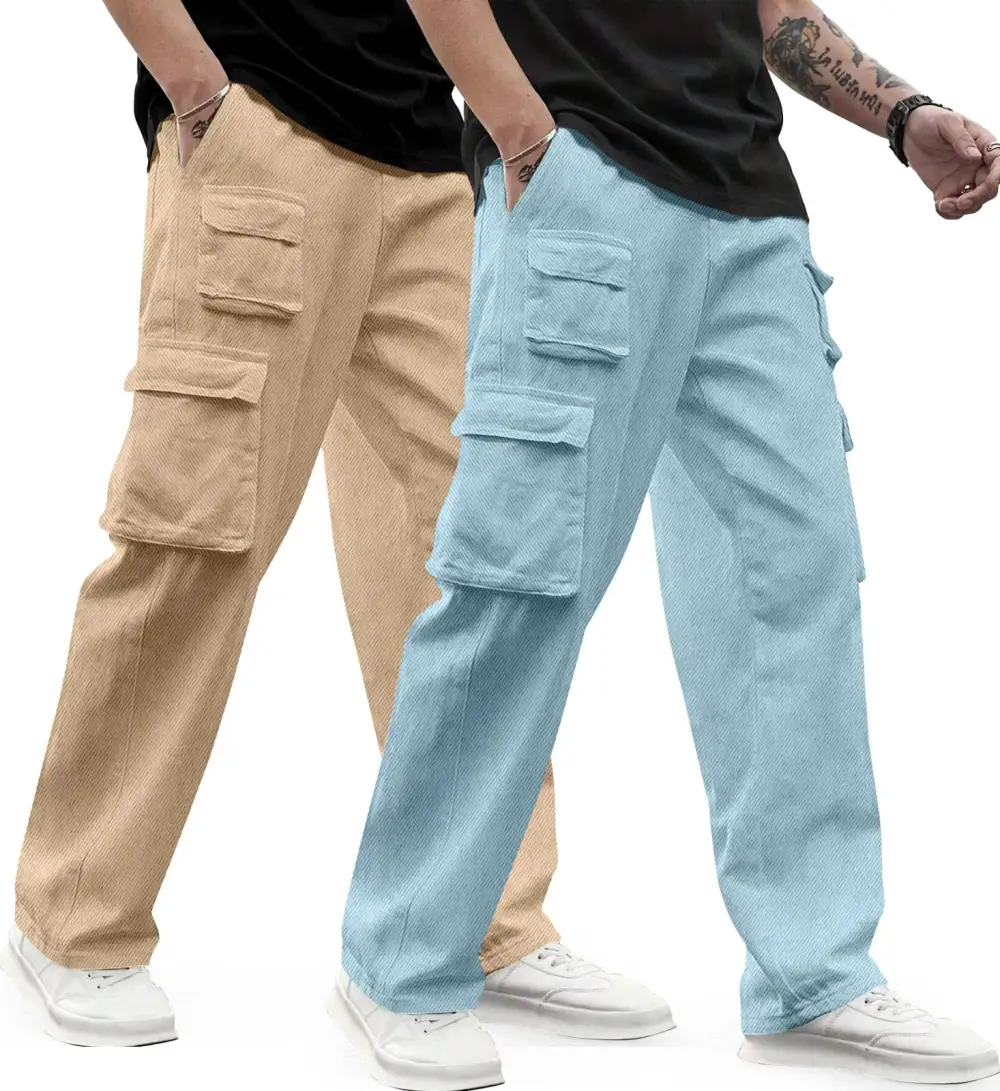Comfortable Daily Cotton For Track Cargo Pants