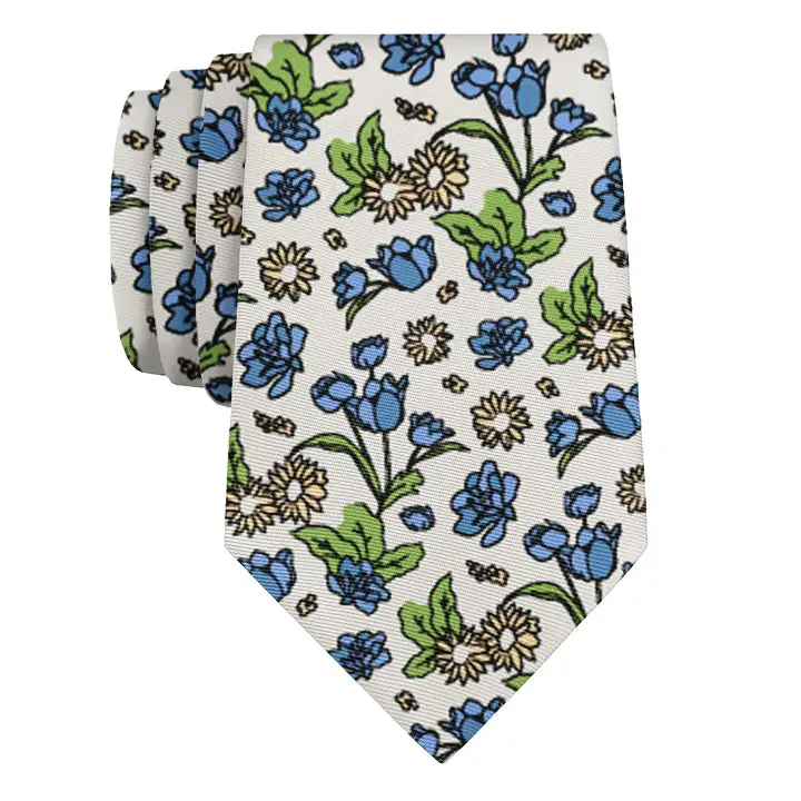 Elegant Floral Style Necktie