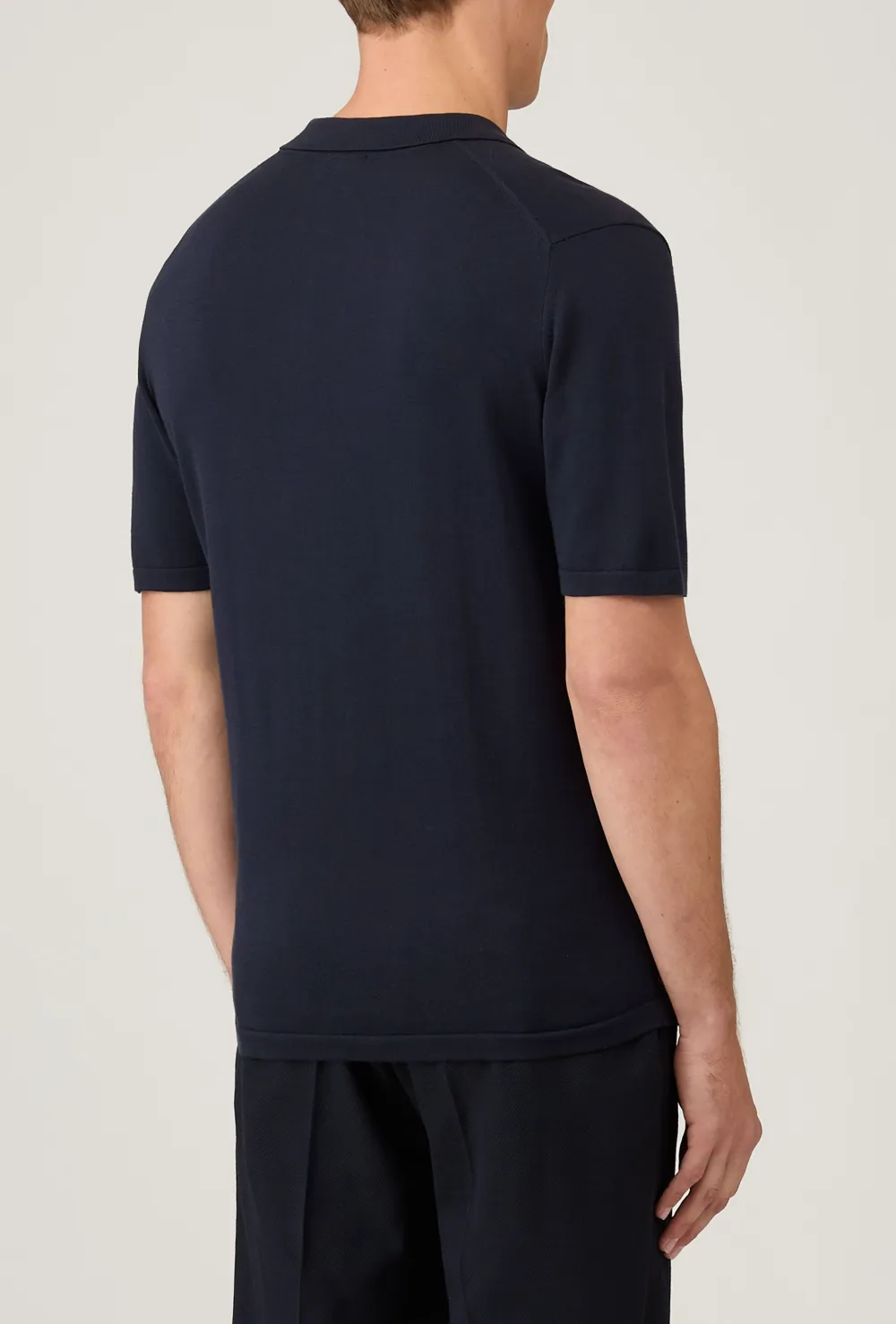 Polished Everyday Regular Fit Sea Island Cotton Knit Short Sleeve Polo Shirt