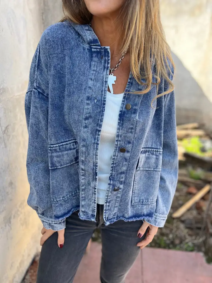[3Pack]Fashion Denim Jacket