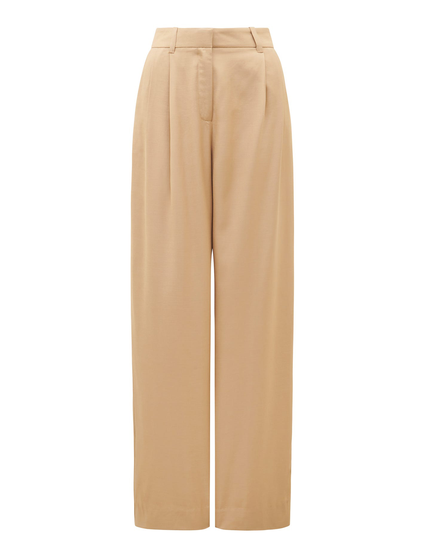 Pleated Wide-Leg Pants
