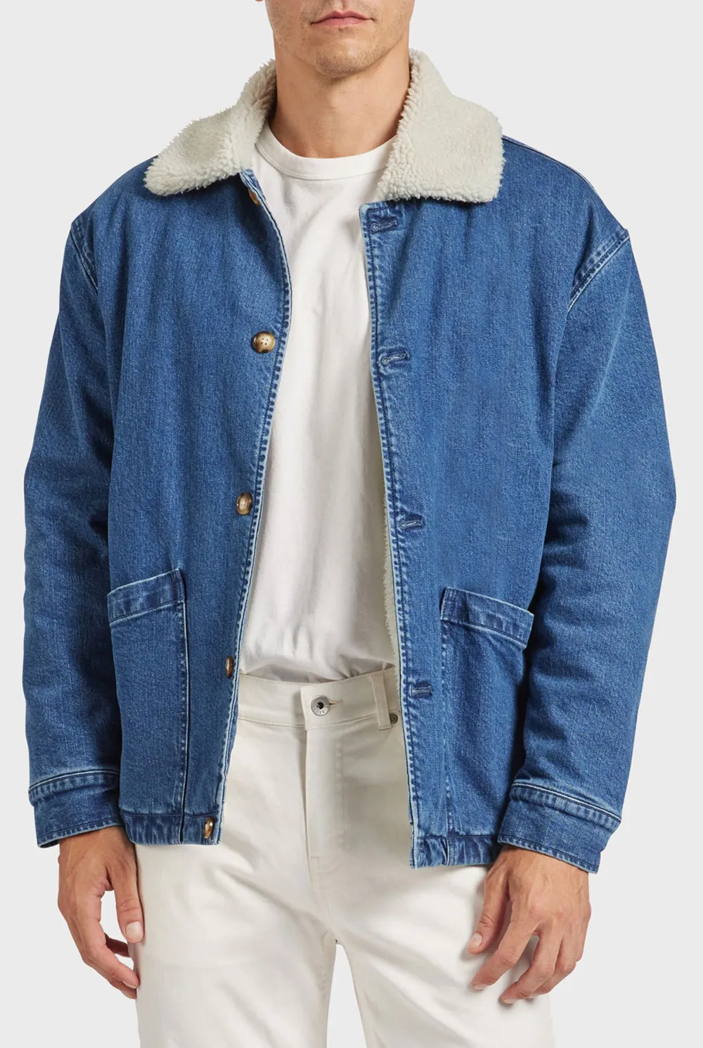 Sherpa Lined Denim Jacket