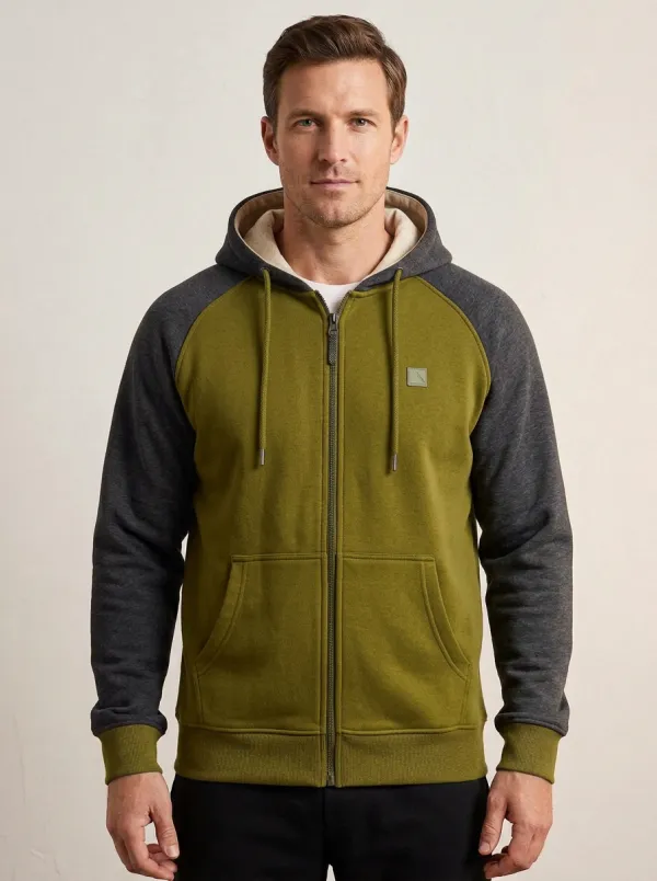 Everyday Colorblock Two Tone Look Men's Sport Jacket