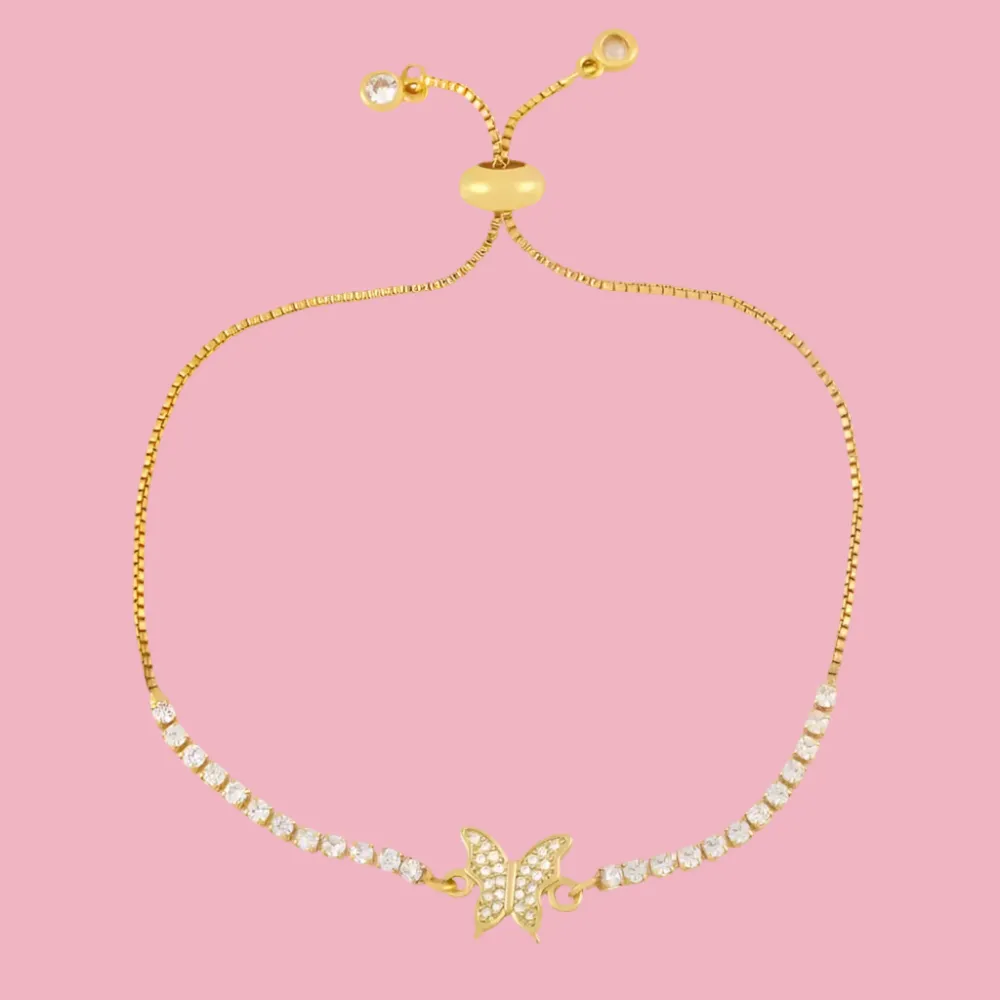 Butterfly Zirconia Bracelet