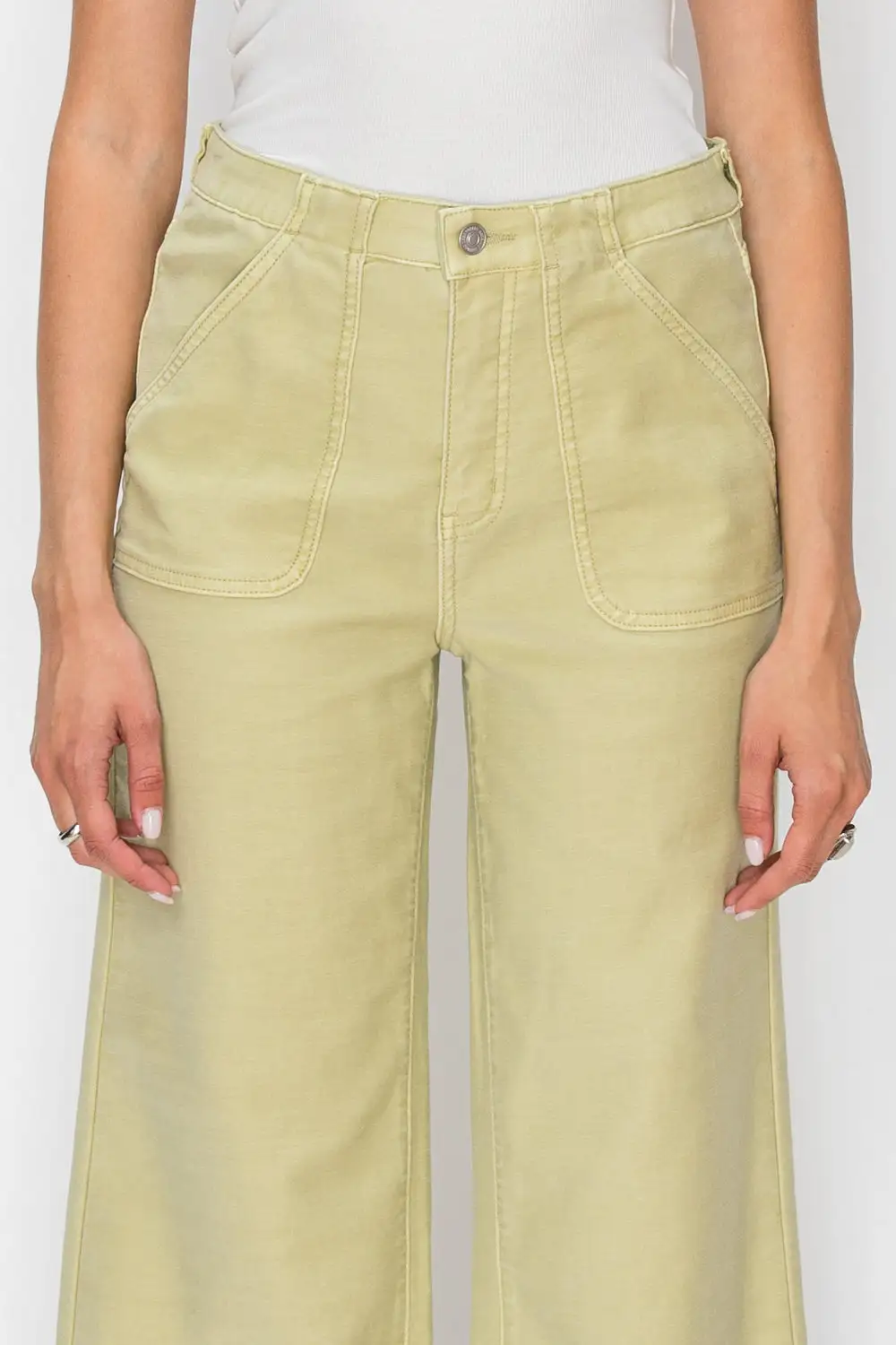 Easygoing High Rise Wide Leg Relaxed Denim Jeans