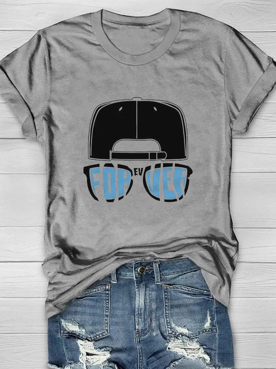 Women's Sandlot Men's Baseball Print Crewneck T-Shirt