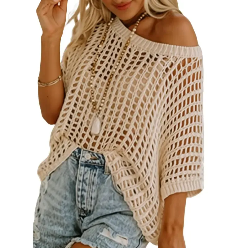Women's Summer Crew Neck Short Sleeve Top