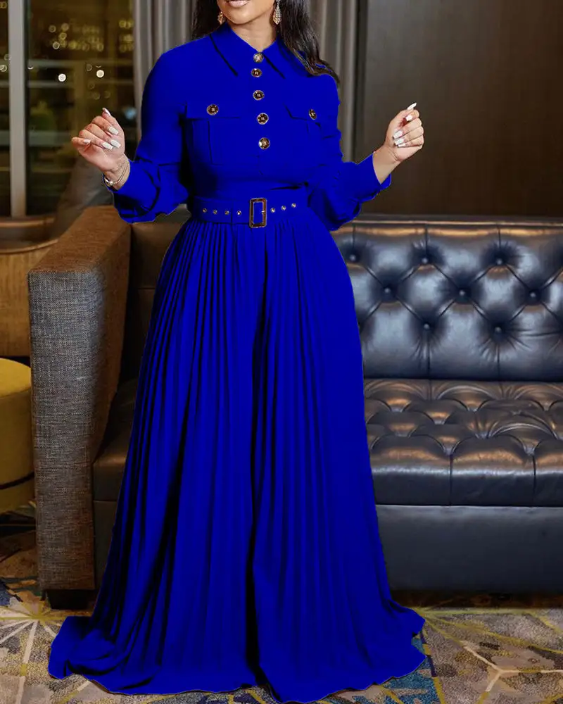Pleated Relaxed Jumpsuit