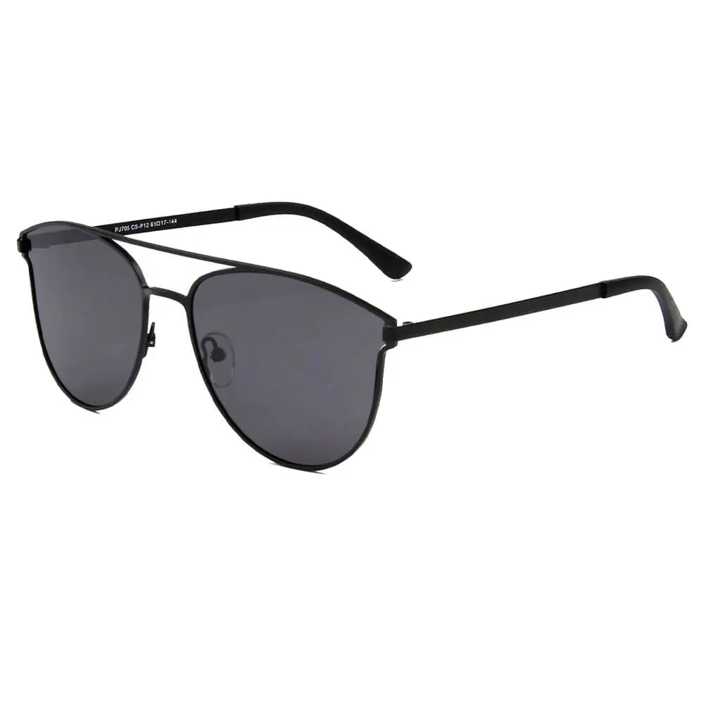 Soft Statement Round Frame Sunglasses