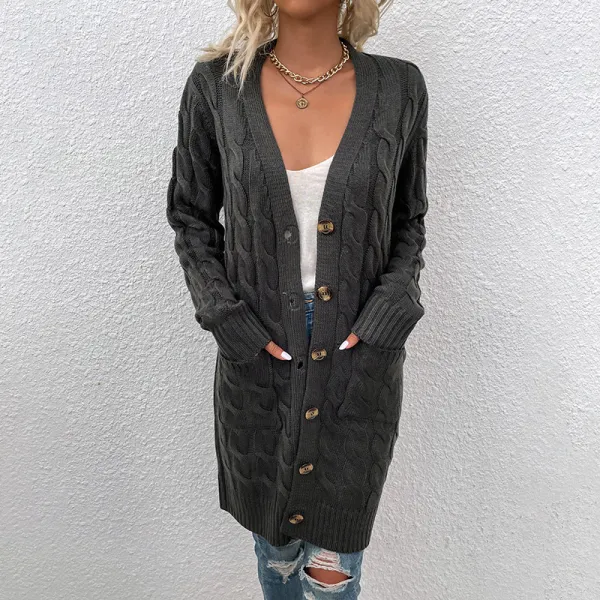 Women's knitted jacket sweater