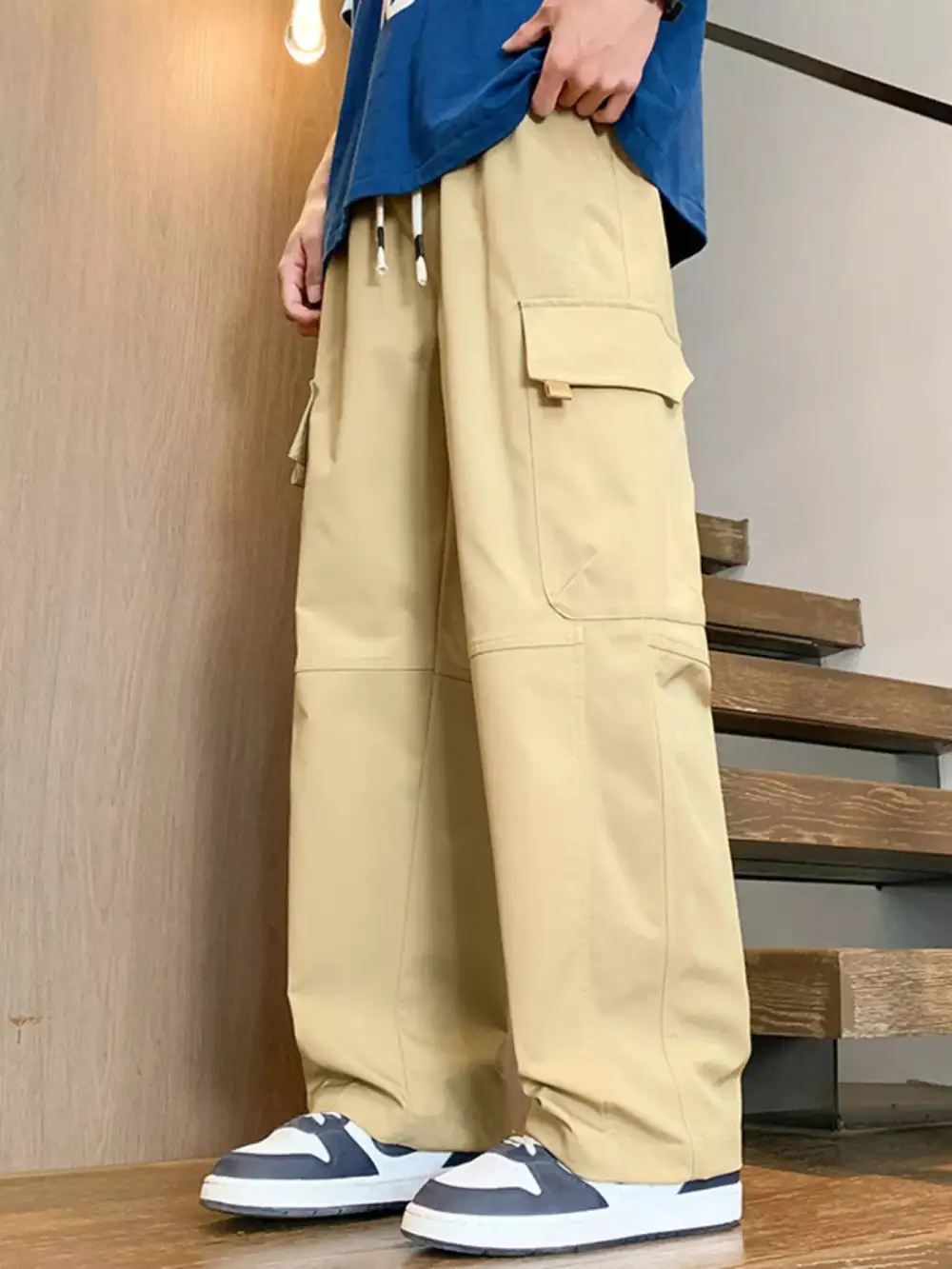 Men's Plus Size Loose Fit Cargo Pants