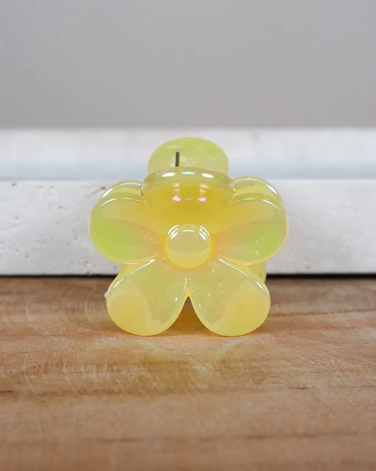 Contour Flower Jelly Style Hair Clip