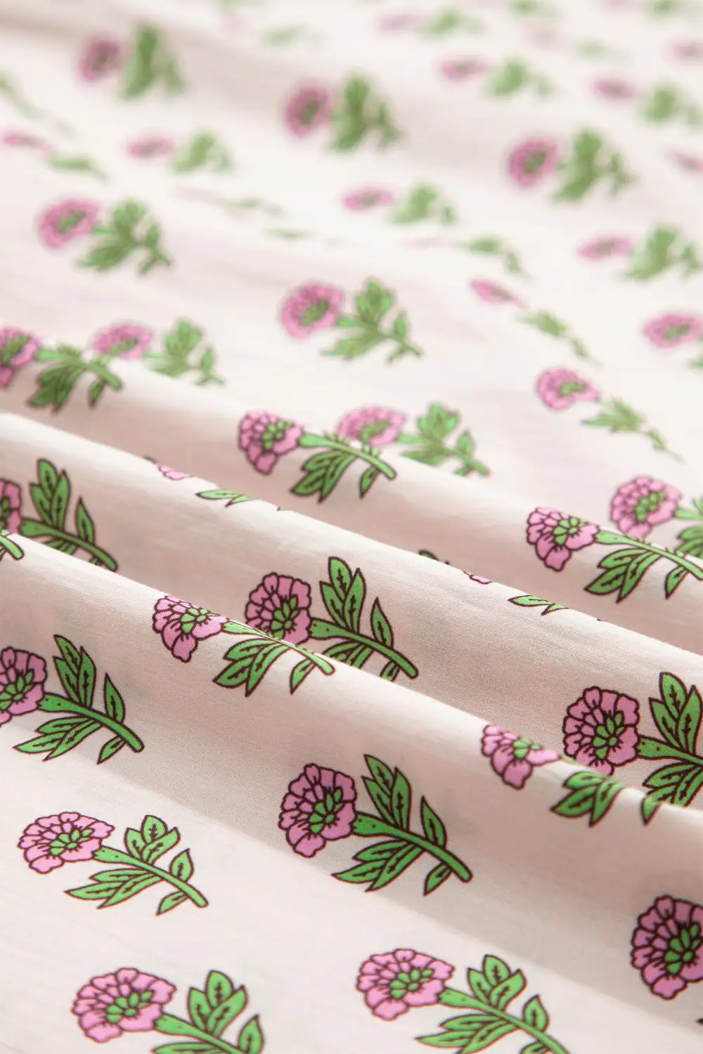 Comfort Fit Floral Printed V Neck Dress