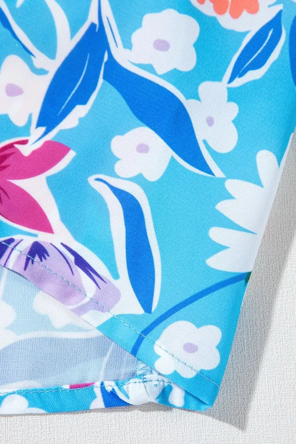 Draped Calm Printed Skirt
