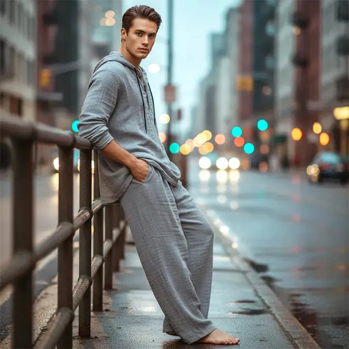 Men’s Hoodie & Jogger Set Casual Loungewear 2-Piece Set