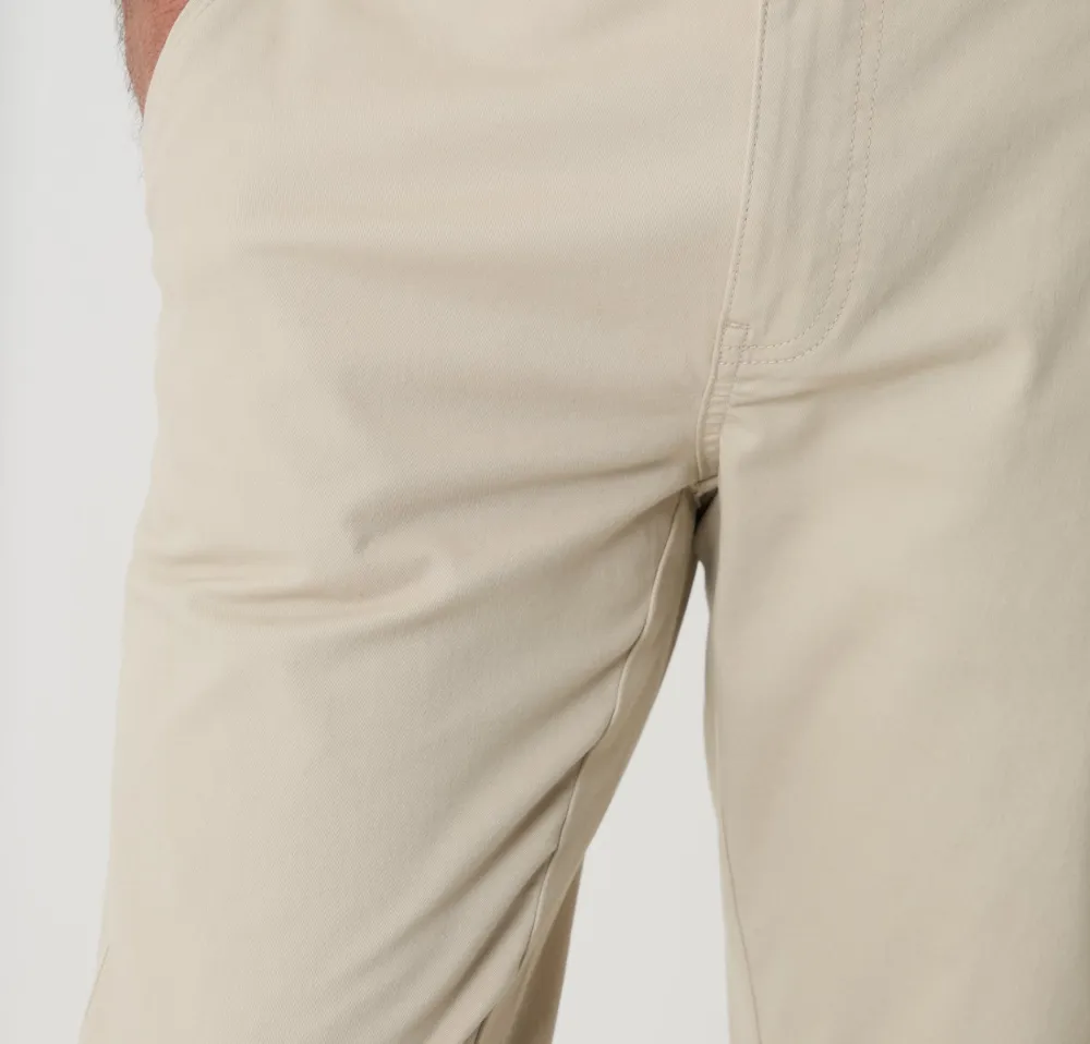 Men's Light Stone Slim-Fit Chino Pants