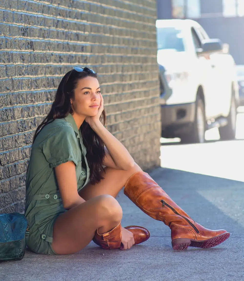 Lug-Sole Streamlined Riding Boots