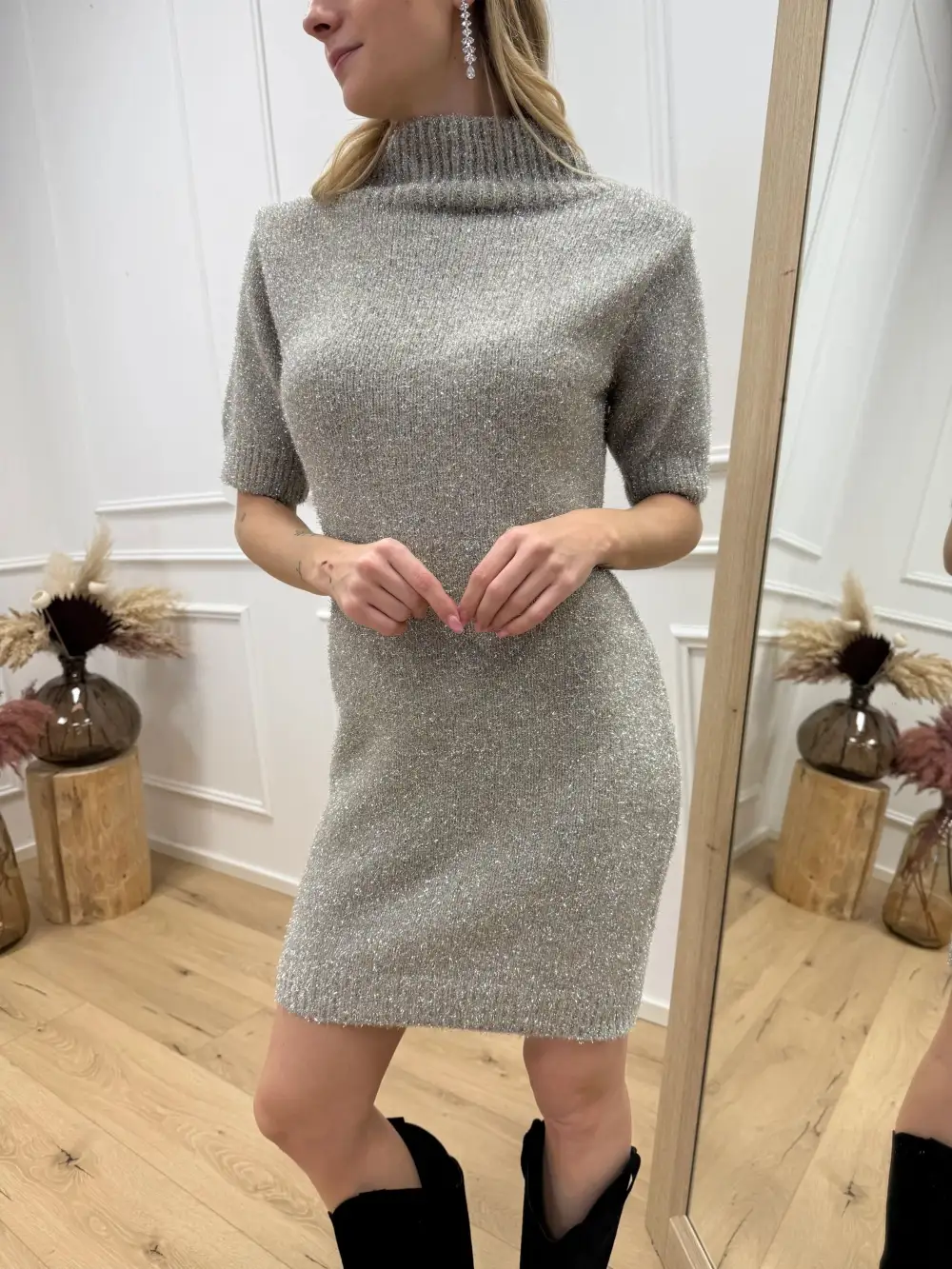 Gentle Easy Drape Mini Dress