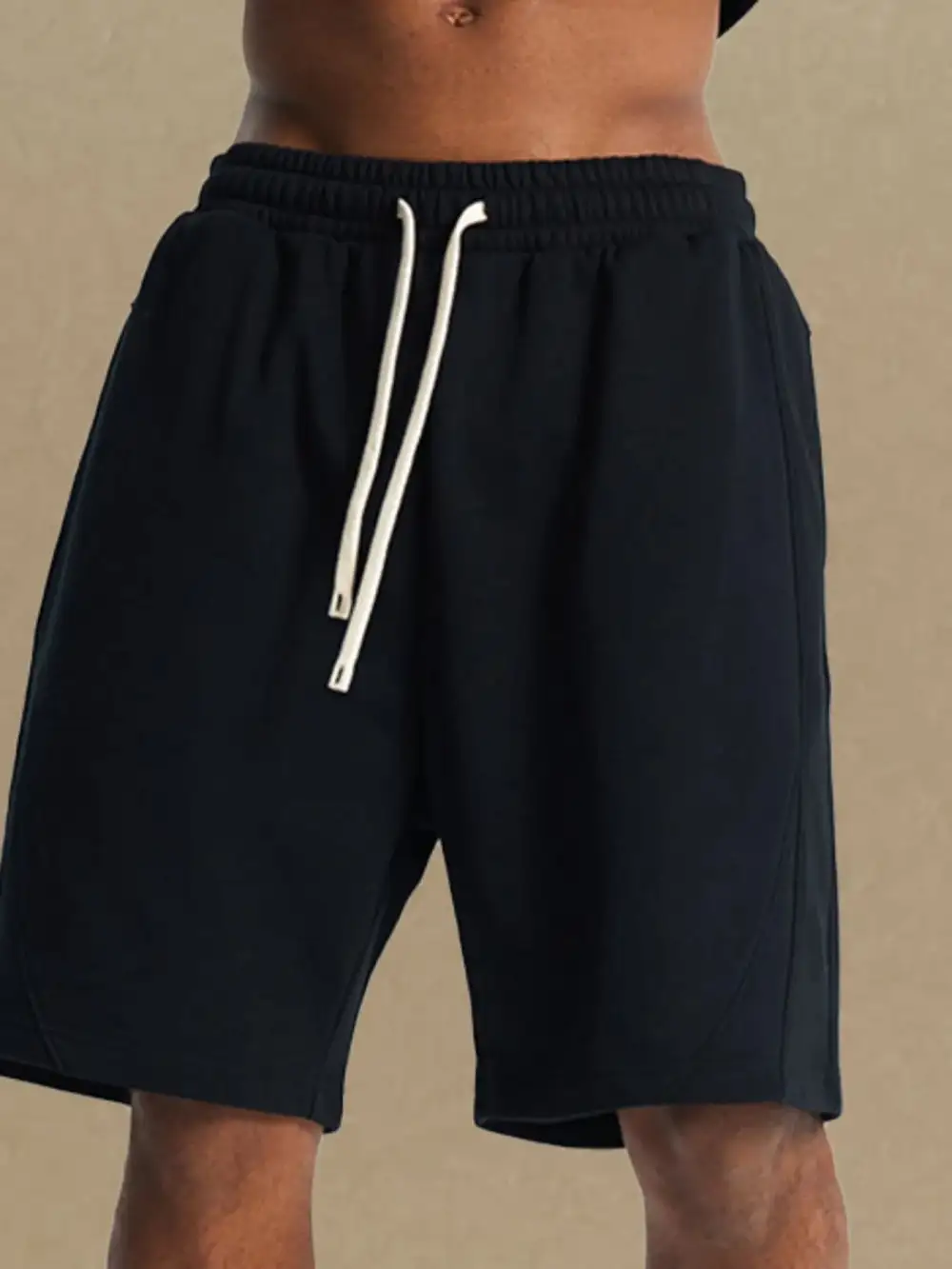 Soft Cotton Blend Easy Waist Casual Shorts
