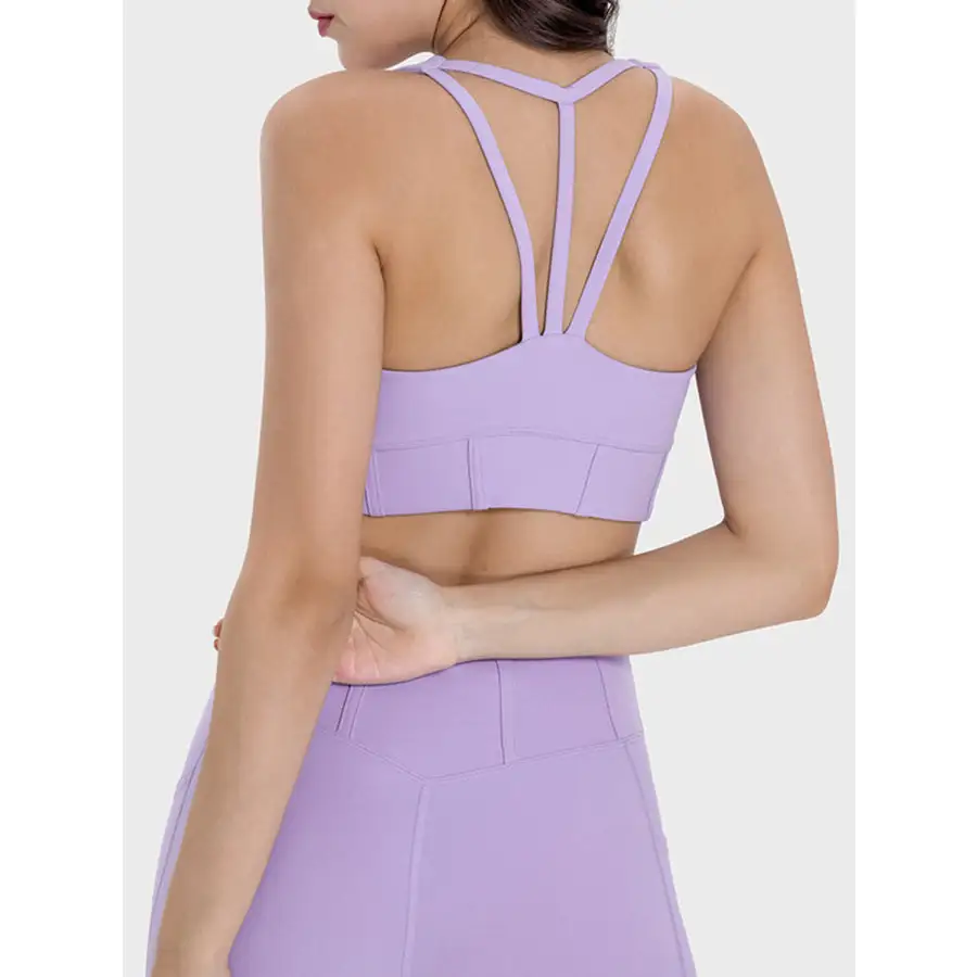 Square Neck Wide Strap Active Tank