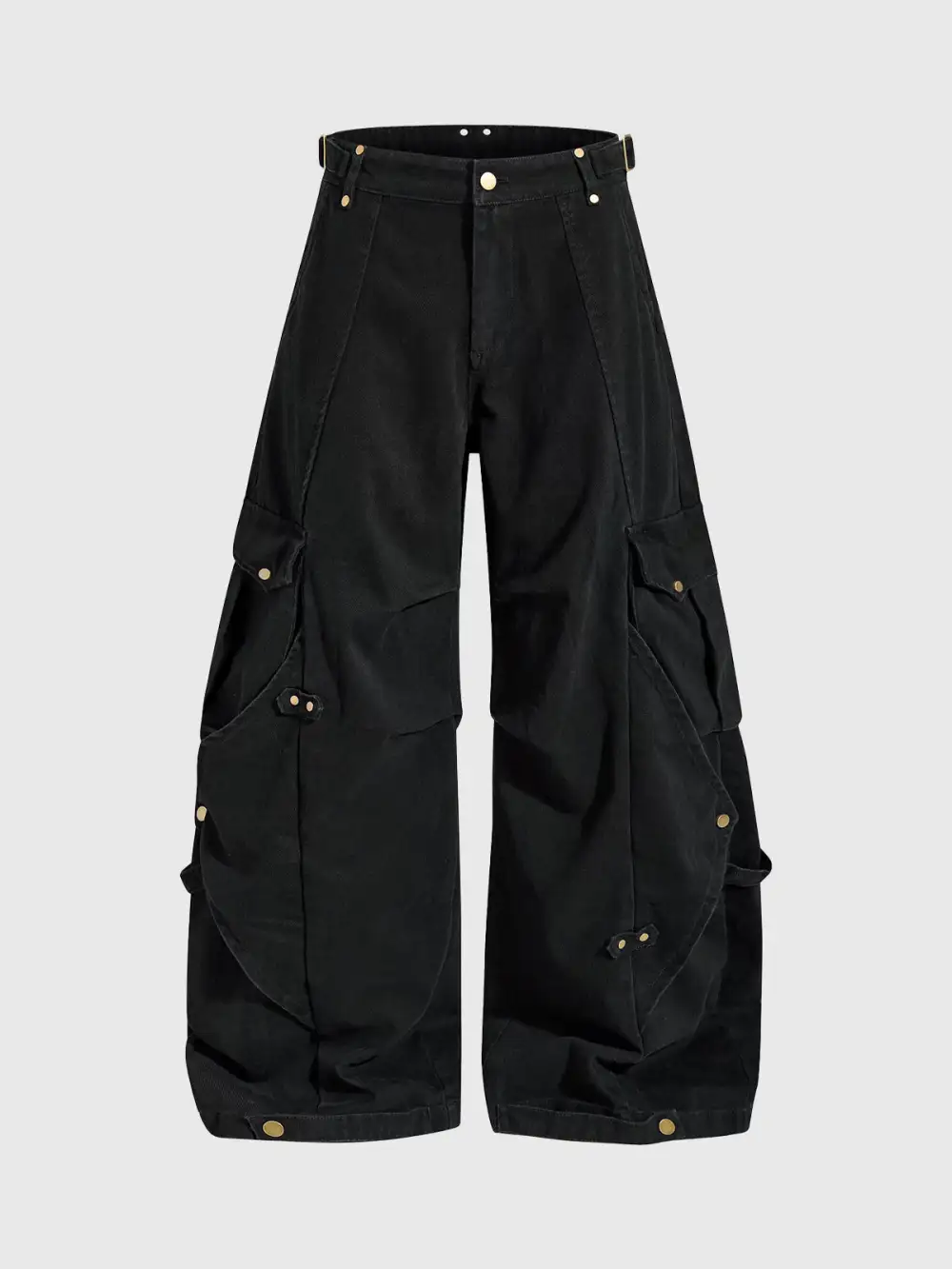 Casual Wide-Leg Cargo Pants