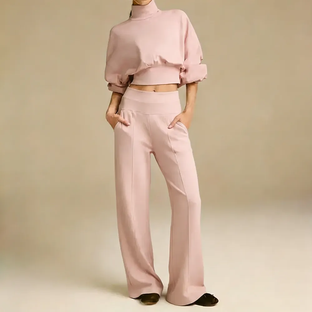 Modal Soft Warm Sweatshirt & Sweatpants Sets