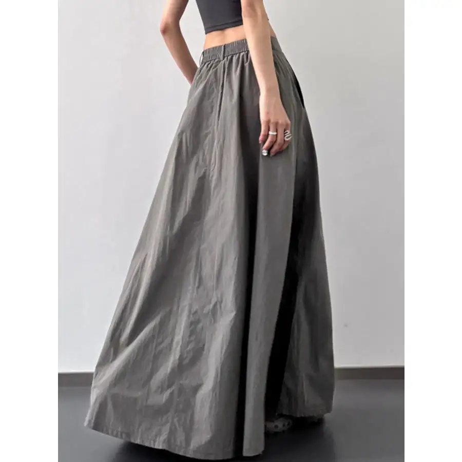 High Waist Slit Maxi Skirt