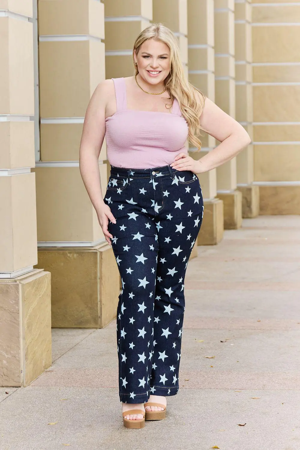Loose Fit Textured Denim Jeans