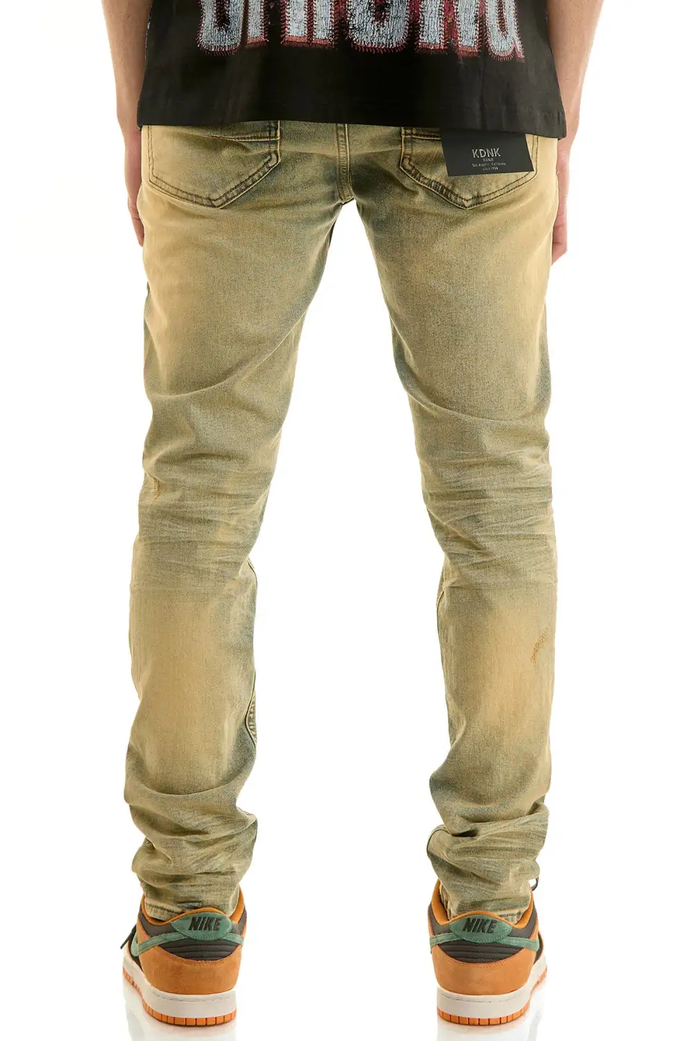 Men's Modern Skinny Distressed Stretch Jeans