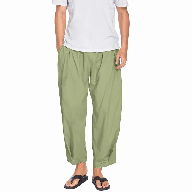 Men's Cotton Linen Harem Pants