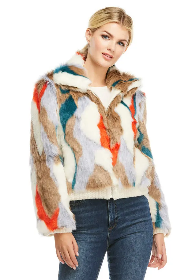Apres Ski Faux Fur Bomber Jacket