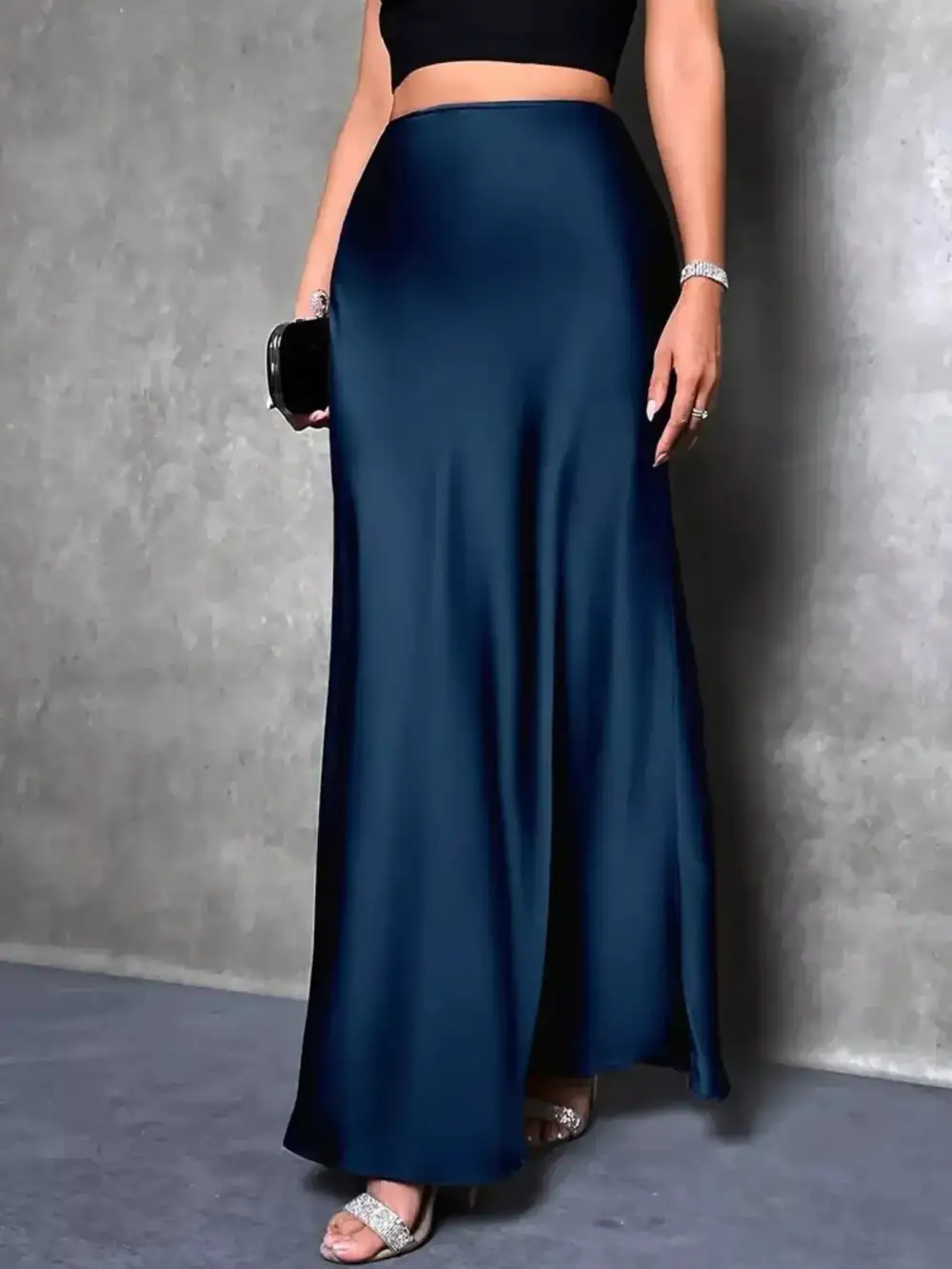 Satin Maxi Skirt